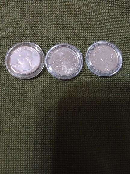Set of 3 coins. See description image