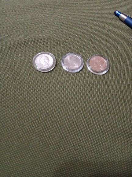 Set of 3 coins..see description image