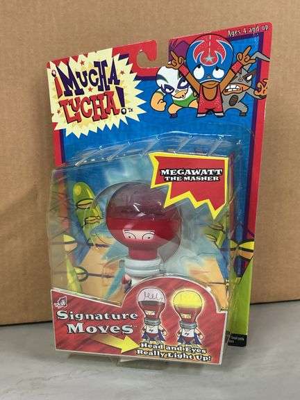 Warner Brothers MUCHA LUCHA “Megawatt the Masher” action figure