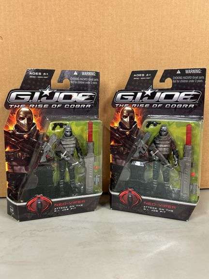 (2) G.I. JOE The Rise of the Cobra “NEO-VIPER action figures