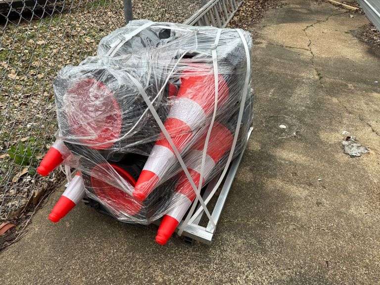 Unused 2024 AllMetal Traffic Cones, K1428 image