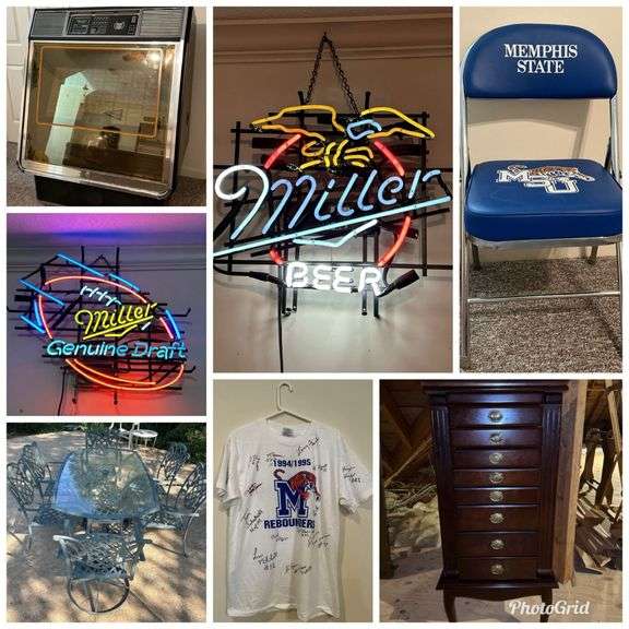 Vintage Juke Box, Neon Lights, UofM Memorabilia and More