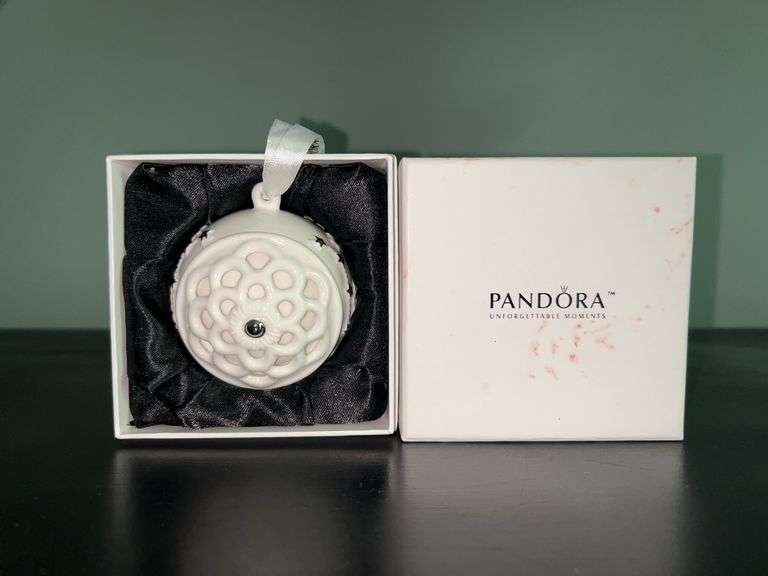 Beautiful 2011 Pandora porcelain ornament in original box image