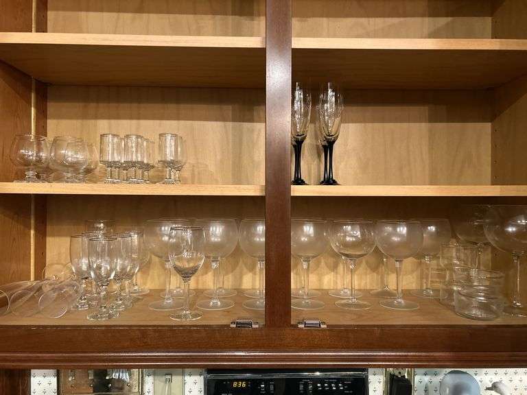 Cabinet of glassware image
