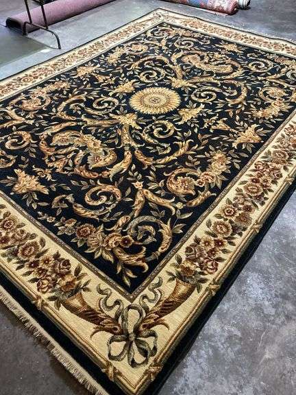 Shaw Rugs area rug……style 3X150, color 02400, size 9’6” x 13’1”, 100% nylon….colors are very vibrant image