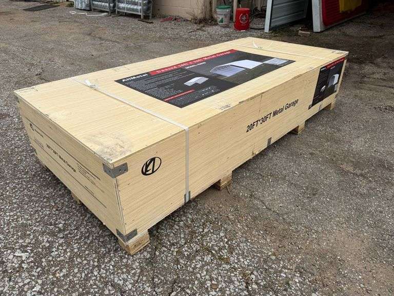 Unused 2024 AllMetal Metal Garage, K2030