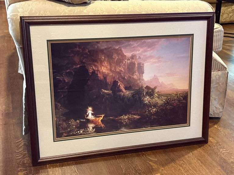 The Voyage of Life print by Thomas Cole….31-3/4 x 23-3/4 image