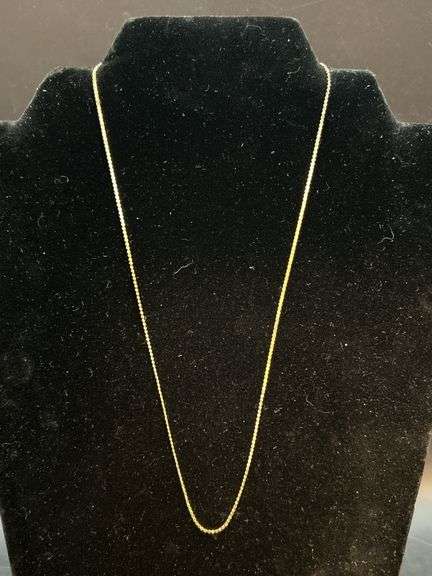 1/20th 12K GF 18” chain…..tag on clasp labeled Lenox image