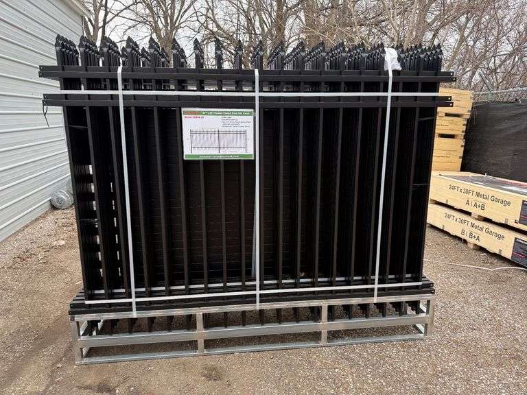 Unused 2024 AllMetal 8 ft x 6 ft Powder Coated, K0608 image