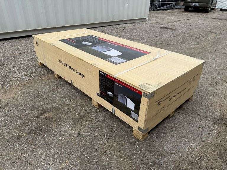 Unused 2024 AllMetal Metal Garage, K2030 image