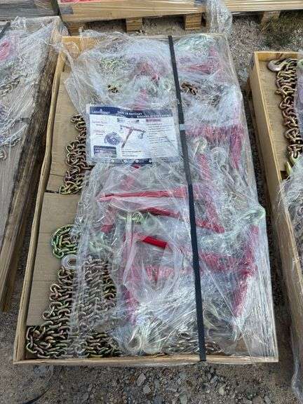 Unused 2024 Landhonor 5400 LB Ratchet Binders & G70 Chains, LHR-RC5400 image