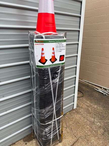Unused 2024 AllMetal Traffic Cones, K1428
