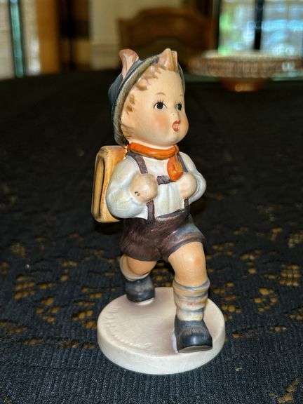 Vintage Goebel Hummel Porcelain Figurine - “School Boy”…..5-1/4” tall image