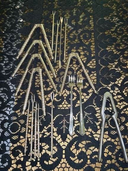 Collection of vintage nutcrackers, picks and tools image
