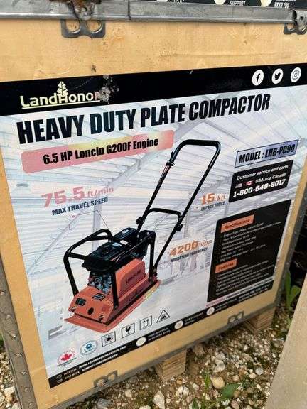 Unused 2024 Landhonor Heavy Duty Plate Compactor image