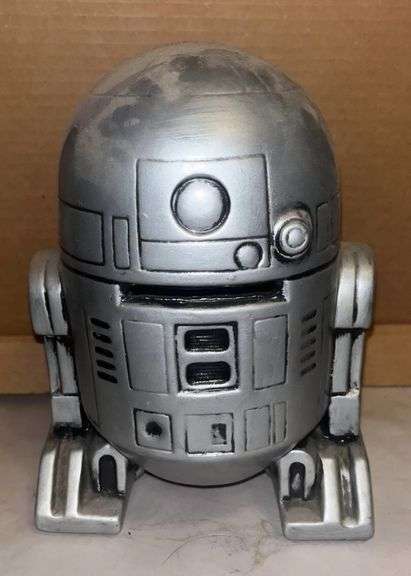 Star Wars R2D2 ceramic coin bank approximately 13" H