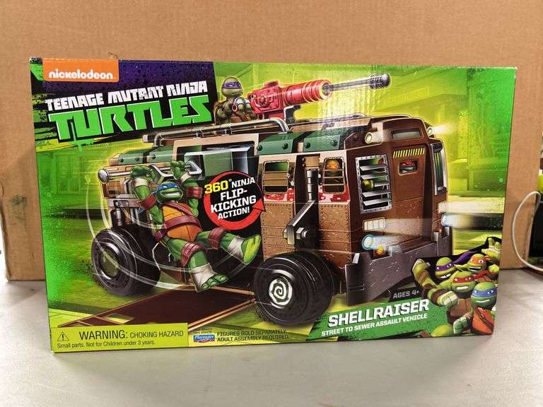 NIB Nickelodeon TMNT Shellraiser Street to Sewer Assault Vehicle