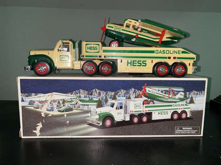 HESS Toy Truck and Airplane in like new condition and in original box…..will need batteries image