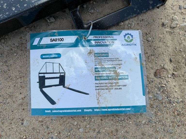 Unused 2024 Mower King SA Skid Steer Forks image
