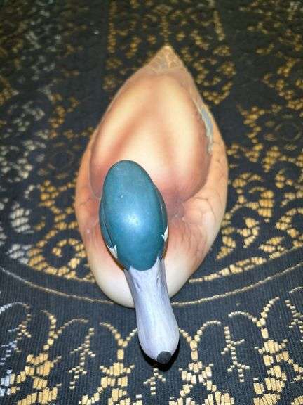 Stunning Blue-winged Teal by Andrea with satin finish….absolutely gorgeous….12” long x 5” tall