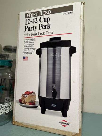 Grouping of various size and design drink dispensers, coffee makers, thermos-style dispenser and more