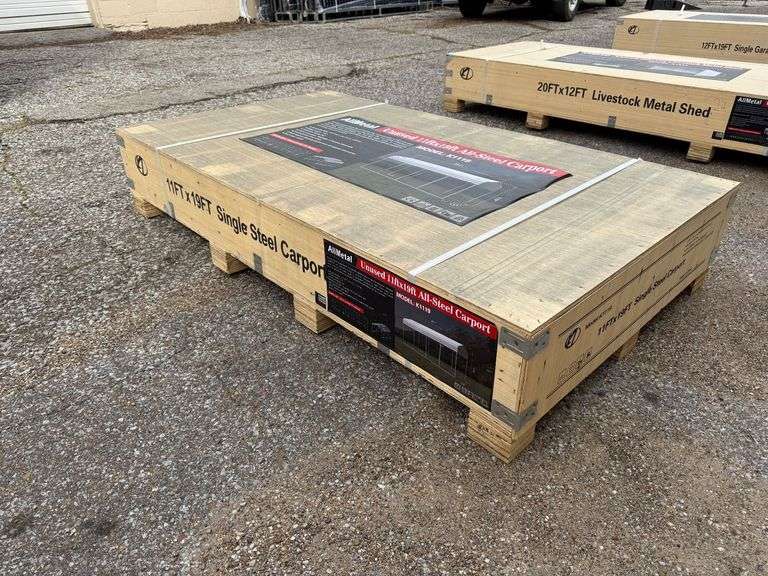Unused 2024 AllMetal All-Steel Carport, K1119 image