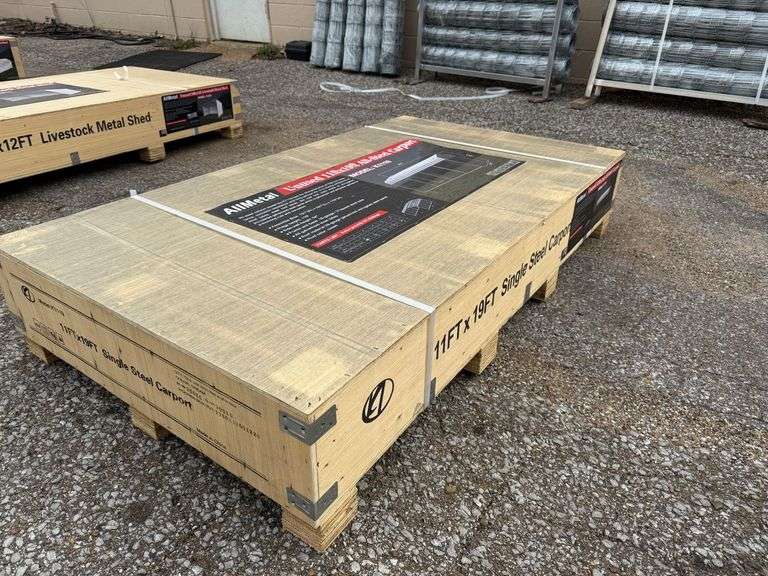 Unused 2024 AllMetal All-Steel Carport, K1119