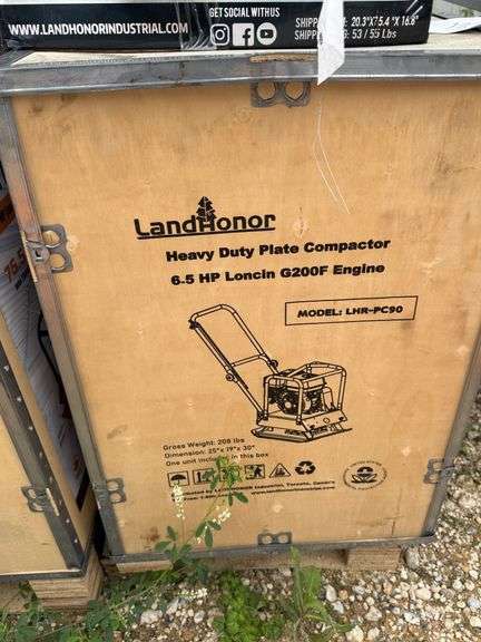 Unused 2024 Landhonor Heavy Duty Plate Compactor