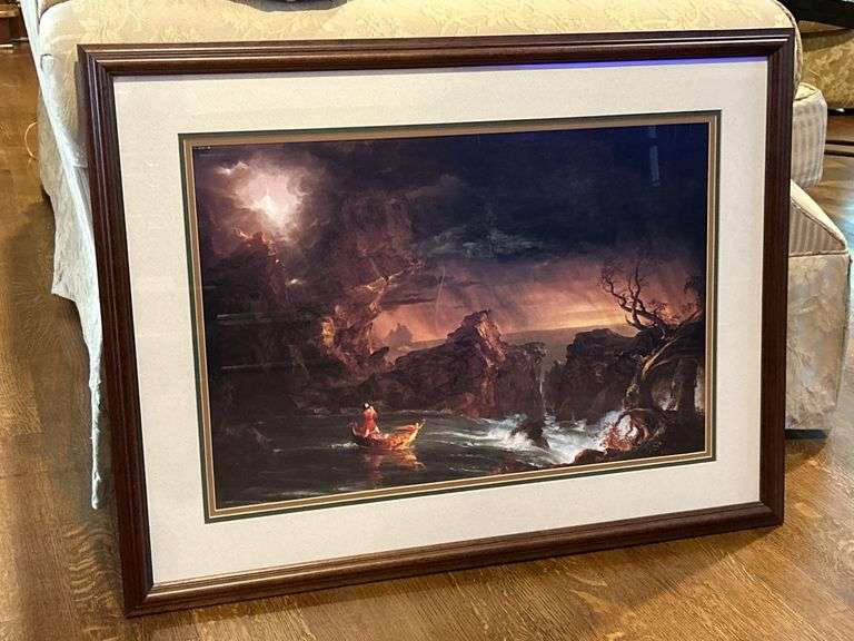 The Voyage of Life: Manhood print by Thomas Cole…..31-3/4 x 23-3/4 image