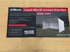 Unused 2024 AllMetal Livestock Metal Shed


, K1912