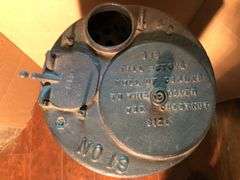 Antique cast iron #19 Buckeye Incubator Co. cast iron coal stove. 22” H x 11.5” W.