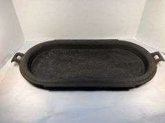 Antique gate marked #8 cast iron griddle. 22 x 10”.