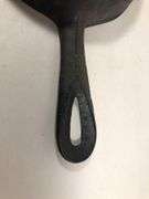Birmingham Stove & Range (BSR) #3 skillet. 6” diameter with heat ring. No spin, no wobble. H 8