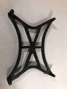 Antique cast iron black trivet. 5” x 3.5”