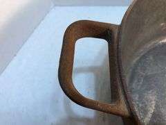 Unseasoned 5.5 qt GreenPan USA. No lid. 11” diameter. 4 1/2” H. Very heavy pan.