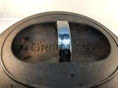 GreenPan USA 5.5 qt Dutch oven with lid #11 B. Sun burst pattern. 11.5” diameter . No spin, no wobble.