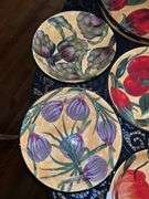 7-pieces of Certified International Salad Serving Set…..salad server has no chipping but all the individual serving bowls have chipping