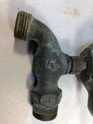 Decorative brass bird and water spigot. Bird 3.5 x 2.5” overall height 5”.