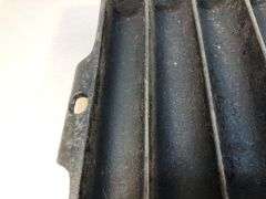 Vintage Griswold 11 stick cast iron cornbread stick pan. 14 3/8 x 7 1/4”. A on underside of one handle.