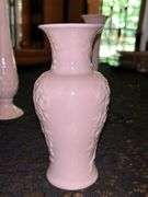 Vintage Lenox Special Ming Blossom Collection Bud Vase (6-1/2” tall), (2) vintage Lenox Florentine Collection Bud Vases (7-1/2” and 10-3/4” tall)