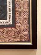Beautifully designed and framed Chinese Embroidery on Silk….12 x 13