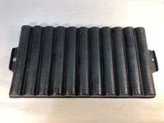 Vintage Griswold 11 stick cast iron cornbread stick pan. 14 3/8 x 7 1/4”. A on underside of one handle.