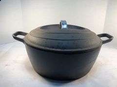 GreenPan USA 5.5 qt Dutch oven with lid #11 B. Sun burst pattern. 11.5” diameter . No spin, no wobble.