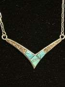 Sterling Native American influenced necklace…..12 grams
