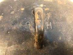 BSR single spout Dutch oven # 8 H. 10” Diameter. 4” D. No spin, no wobble.