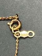 1/20th 12K GF 18” chain…..tag on clasp labeled Lenox