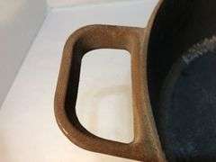 New 5.5 qt Green Pan Dutch oven pan. Pan only. No lid. 14” diameter. Includes new handle & screws for a lid. Not seasoned.