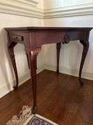 Hickory Chair Historical James River Plantation side table with pull out trays on each end…..17-3/4 x 28 x 25 tall