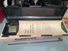 Selection of Amazon Basics coffee maker, Cuisinart Coffee Grinder and Cuisinart hinged oval bread pan