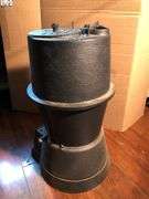 Antique cast iron #19 Buckeye Incubator Co. cast iron coal stove. 22” H x 11.5” W.